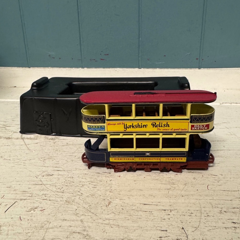 Matchbox Models of Yesteryear YET01 Preston Tramcar Yorkshire Relish 1987